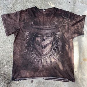 Jeepers Creepers Vintage 2000s tie dye t shirt szL
